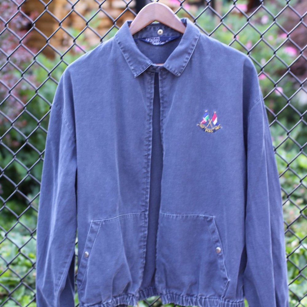 Vintage Polo by Ralph Lauren 1987 Anniversary Cross flags Jacket